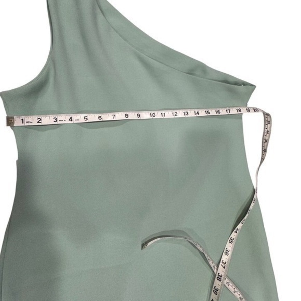 Petal Pup -Nadene one Shoulder Midi Dress‎ Mint  Green  Size US 14 - Picture 4 of 9